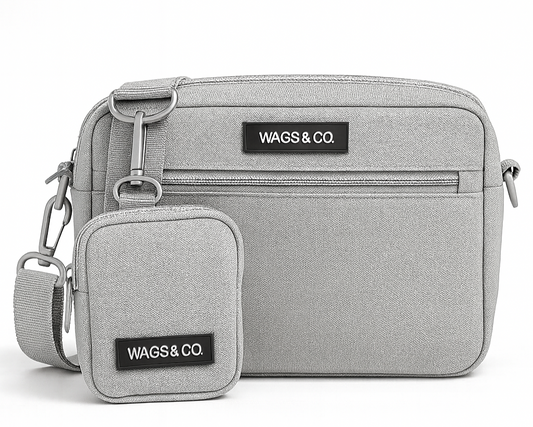 Wags & Co Dog Walking Bag - Grey